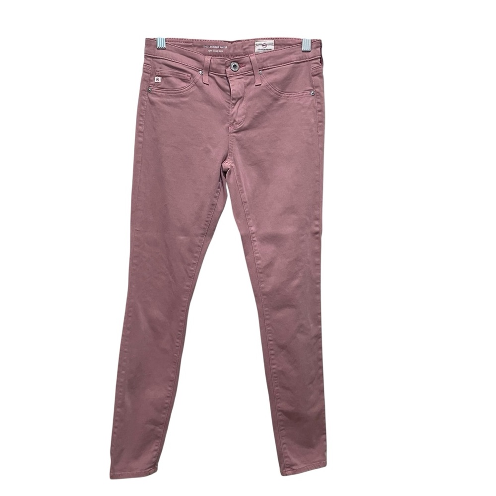 AG Adriano Goldschmied The Legging Ankle Pink Women Size 25R Super Skinny
